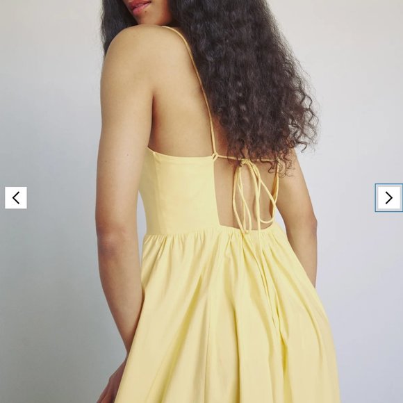 Reformation Yellow Midi Dress - Picture 3 of 11